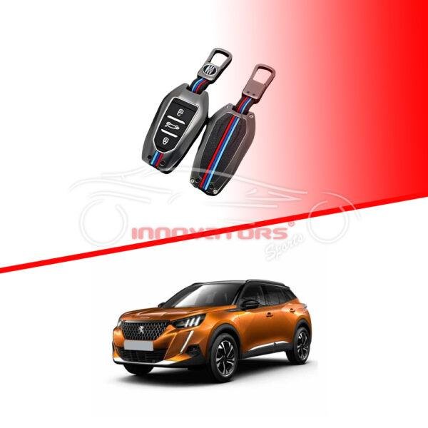Peugeot 2008 Key Cover Metal Key Fob 2022-2025
