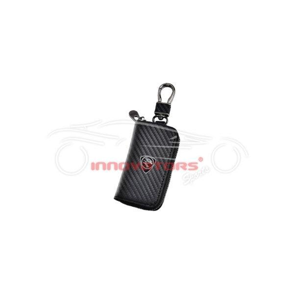 Proton Leather Key Cover Pouch Key Fob Pouch with Zipper