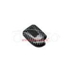 Toyota Yaris Plastic Key Cover PVC 3 Buttons 2020-2021 - Carbon Fiber With Black