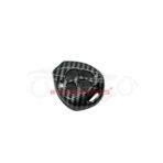 Toyota Corolla Plastic Key Cover PVC 4 Buttons 2009-2014 - Carbon Fiber With Black