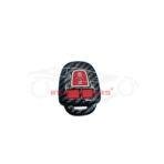 Toyota Corolla- Plastic Protection Key Cover Carbon Fiber With Red PVC 2 Buttons