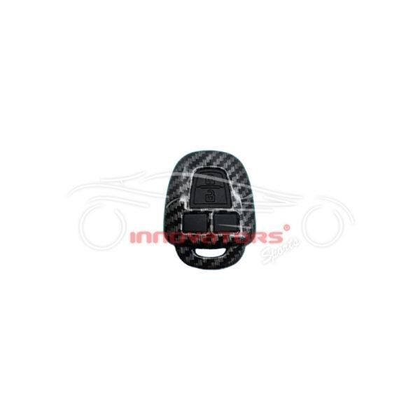Toyota Corolla-Plastic Protection Key Cover Carbon Fiber With black PVC 2 Buttons