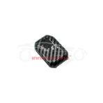 Suzuki Swift Plastic Protection Key Cover Carbon Fiber With Black PVC 2 Buttons - Model 2022-2023