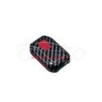 Suzuki Swift Plastic Protection Key Cover Carbon Fiber With Red PVC 2 Buttons - Model 2022-2023