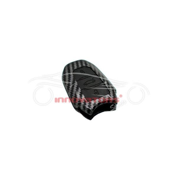 Peugeot 2008 Plastic Protection Key Cover Carbon Fiber With Black