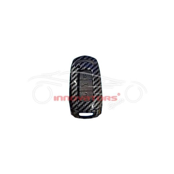 Proton X70 Plastic Protection Key Cover Carbon Fiber With Black PVC - Model 2021-2024