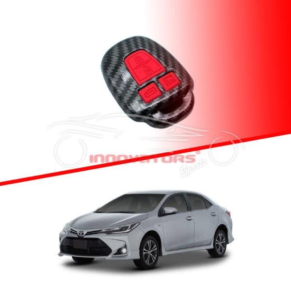 Toyota Corolla Plastic Protection Key Cover Carbon Fiber