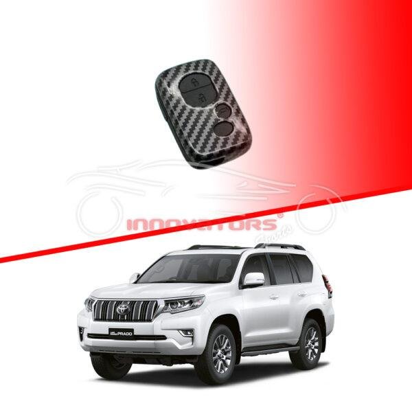 Toyota Prado-LC200 Plastic Protection Key Cover Carbon Fiber