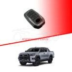 Toyota Hilux Revo-Rocco Plastic Key Cover PVC 3 Buttons - Carbon Fiber With Black