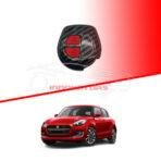 Suzuki Swift Plastic Protection Key Cover Carbon Fiber With Red PVC