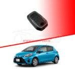 Toyota Vitz Plastic Protection Key Cover Carbon Fiber With black PVC 2 Buttons