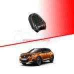 Peugeot 2008 Plastic Protection Key Cover Carbon Fiber With Black