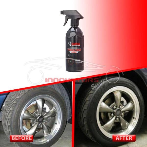 Capra Car Tyre And Trim Spray Shine High Gloss Finish