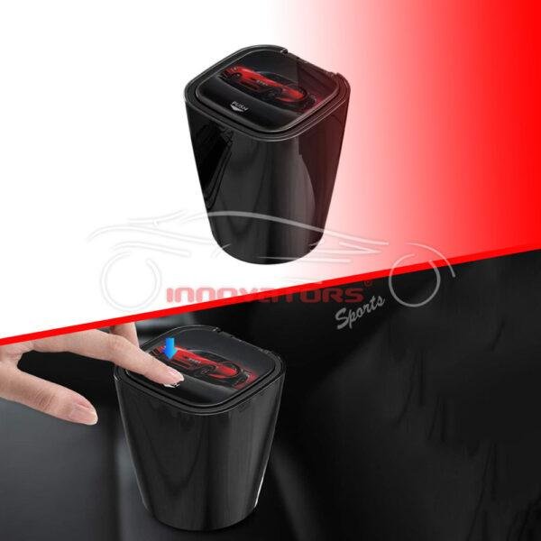 Portable Universal Car Ashtray with Push Button