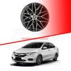 Honda City Black Alloy Rims Rapidash Alloy Wheels 15 Inch