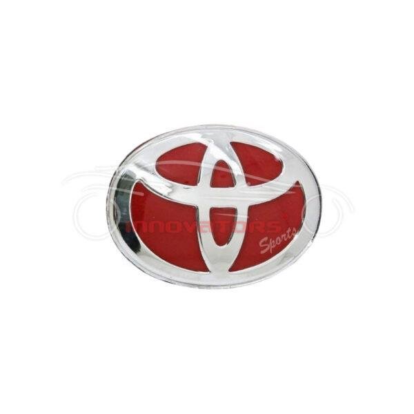 Toyota Red Front Monogram Emblem Logo