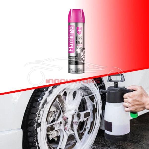 Flamingo Tire Foam Deep Black Tire Finish