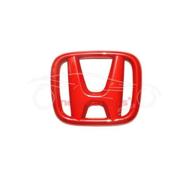 Honda Civic Plastic Logo Red Color Monogram