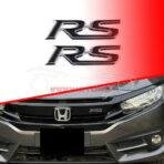 Honda Civic RS Turbo Logo Black Color Monogram