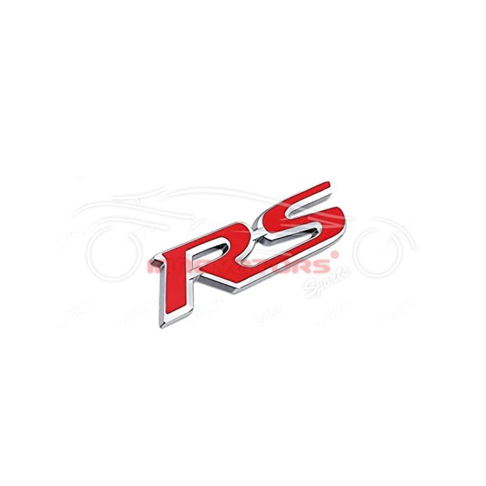 Honda Civic RS Turbo RED Logo Plastic Monogram