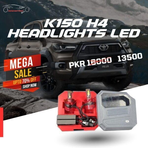 K150 H4 LED Headlights High Power LED