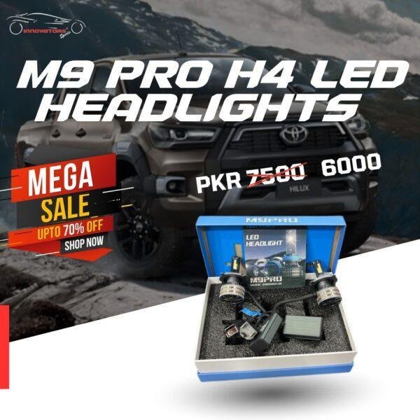 M9 Pro H4 LED Headlights High Power LED