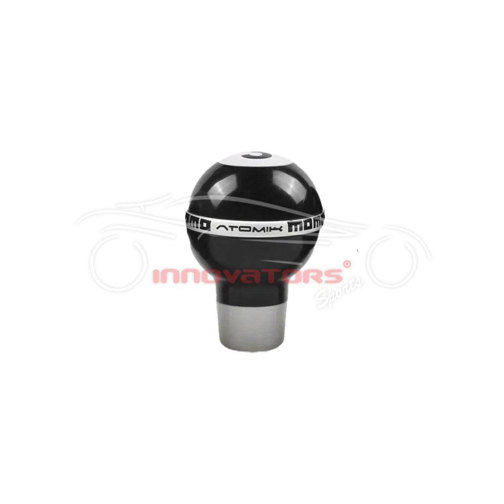 Universal Momo Atomik Car Black Gear Shift Knob Billiard Ball Style