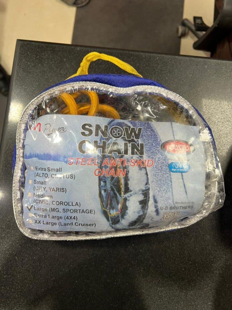 Winter-Ready Universal Anti Skid Tire Chains For All Vehicles